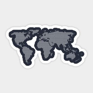 World Map Sticker